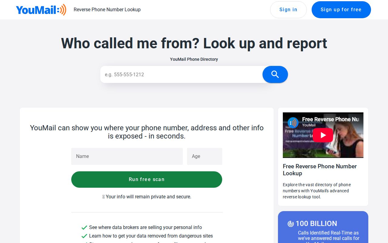 North Carolina phone codes and spam reputation on the YouMail number directory